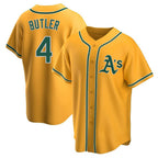 BIPIHUC Athletics #4 Lawrence Butler player Gold Replica Alternate Stitched Jersey