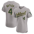 BIPIHUC Athletics #4 Lawrence Butler player Gray Elite Road Stitched Jersey