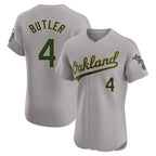BIPIHUC Athletics #4 Lawrence Butler player Gray Elite Road Stitched Jersey