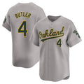 BIPIHUC Athletics #4 Lawrence Butler player Gray Limited Away Stitched Jersey