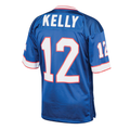 BIPIHUC B.Bills 1994 #12 Jim Kelly Mitchell & Ness Royal Authentic Throwback Retired Player Stitched Puhic Jersey