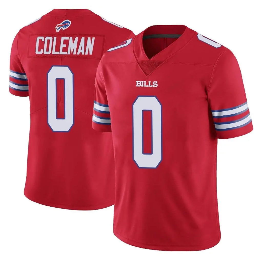 BIPIHUC B.Bills #0 Keon Coleman Player Red Vapor Untouchable Limited Stitched Jerseys