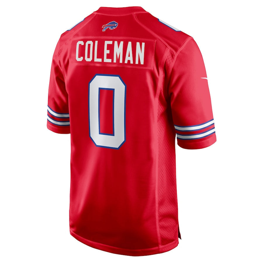 BIPIHUC B.Bills #0 Keon Coleman Player Red Home Game Stitched Jerseys