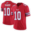 BIPIHUC B.Bills #10 Khalil Shakir Player Red Vapor Untouchable Limited Home Game Stitched Jerseys