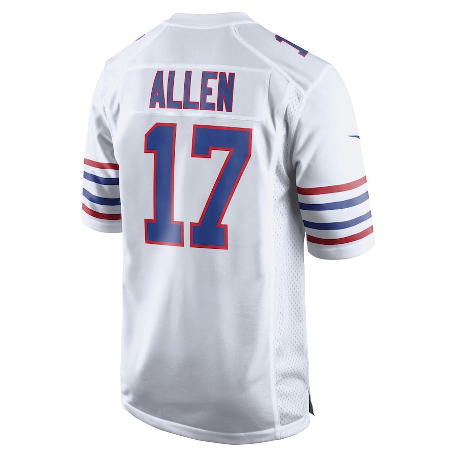 BIPIHUC B.Bills #17 Josh Allen Player White Limited Game Stitched Jerseys