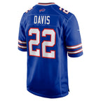 BIPIHUC B.Bills #22 Ray Davis Player Royal Home Game Stitched Jerseys