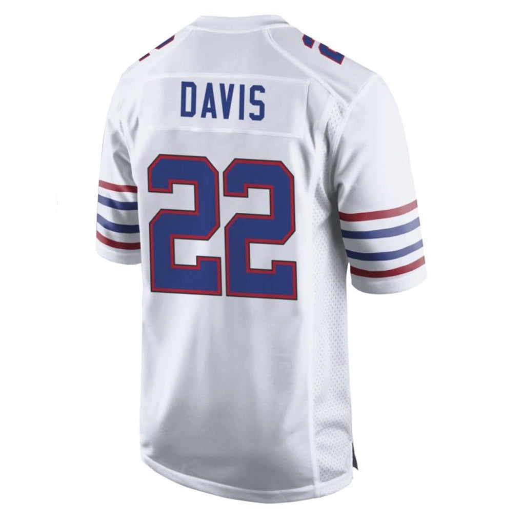 BIPIHUC B.Bills #22 Ray Davis Player White Alternate Limited Home Game Stitched Jerseys
