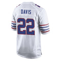BIPIHUC B.Bills #22 Ray Davis Player White Alternate Limited Home Game Stitched Jerseys