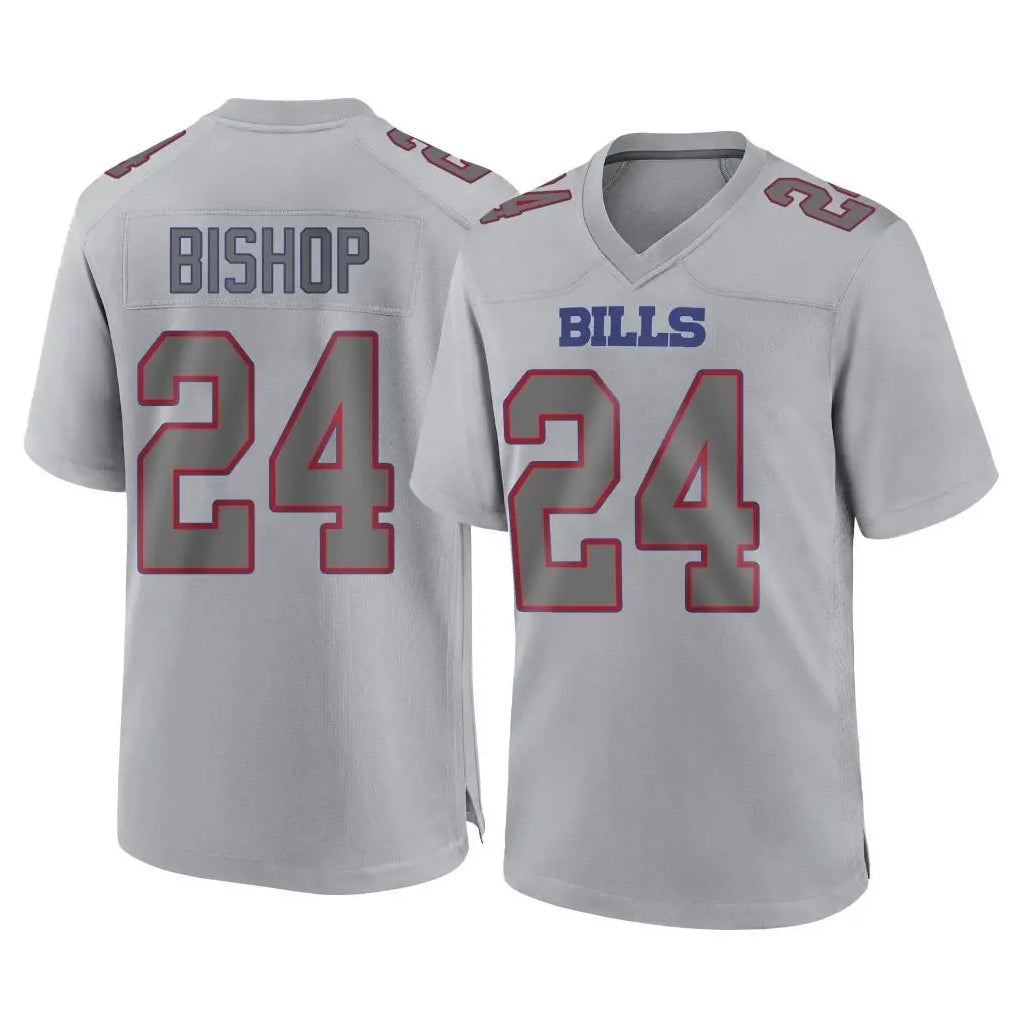 BIPIHUC B.Bills #24 Cole Bishop Player Gray Fashion Home Game Stitched Jerseys