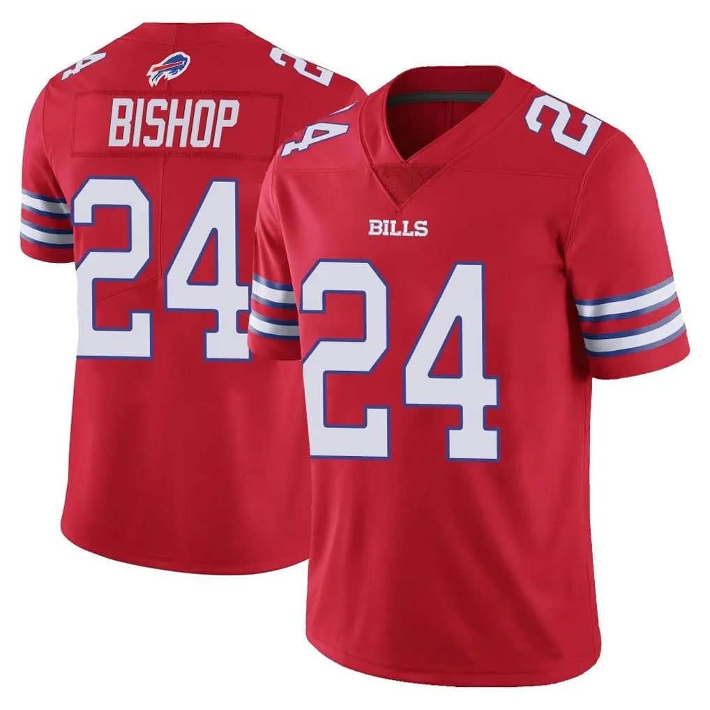 BIPIHUC B.Bills #24 Cole Bishop Player Red Vapor Untouchable Limited Home Game Stitched Jerseys