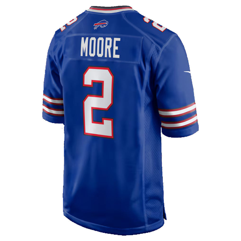 BIPIHUC B.Bills #2 D.J. Moore Royal Game Stitched Jerseys