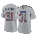 BIPIHUC B.Bills #31 Maxwell Hairston Player Gray Fashion Home Game Stitched Jerseys