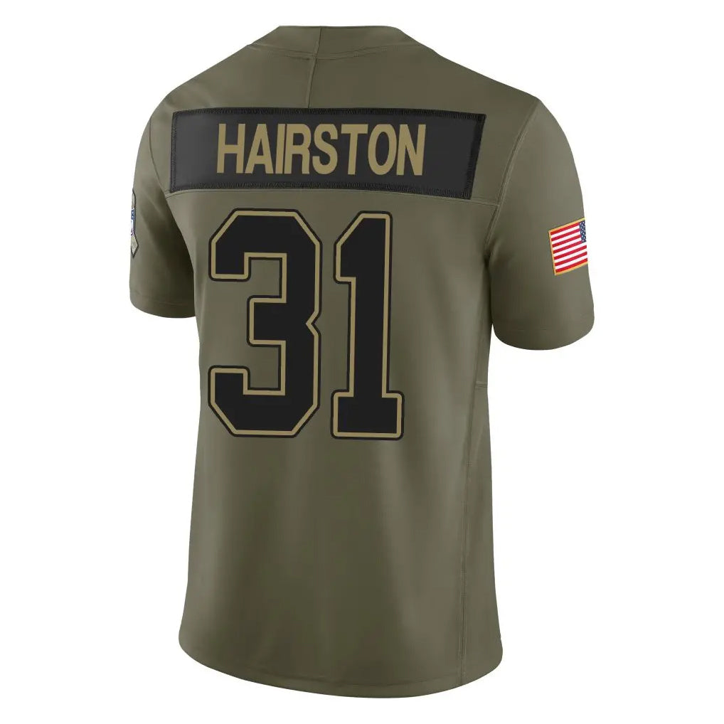 BIPIHUC B.Bills #31 Maxwell Hairston Player Olive Salute To Service Limited Home Game Stitched Jerseys