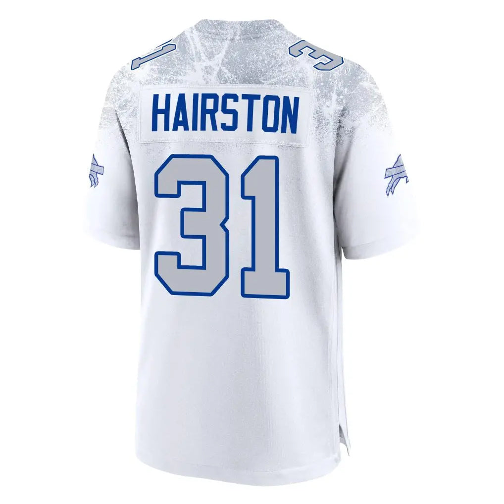 BIPIHUC B.Bills #31 Maxwell Hairston Player White Rivalries Collection Game Stitched Jerseys