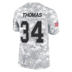 BIPIHUC B.Bills #34 Thurman Thomas Player Arctic Camo Salute to Service Limited Stitched Jerseys