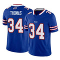 BIPIHUC B.Bills #34 Thurman Thomas Player Royal Vapor F.U.S.E. Limited Home Game Stitched Jerseys