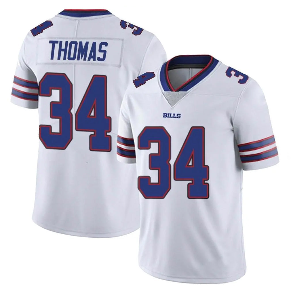 BIPIHUC B.Bills #34 Thurman Thomas Player White Vapor Untouchable Limited Stitched Jerseys