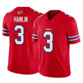 BIPIHUC B.Bills #3 Damar Hamlin Player Red Vapor F.U.S.E. Jersey Limited Home Game Stitched Jerseys