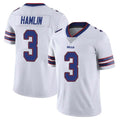 BIPIHUC B.Bills #3 Damar Hamlin Player White Vapor Untouchable Limited Stitched Jerseys