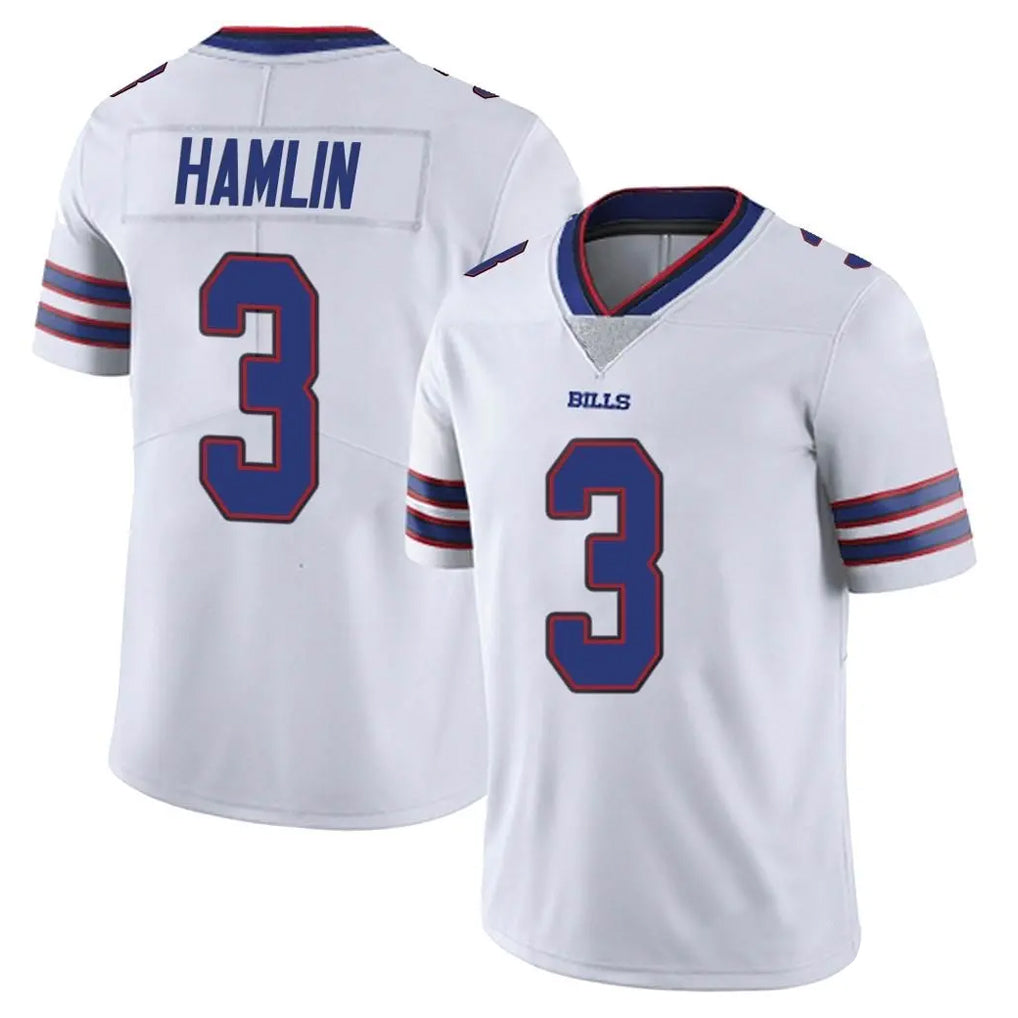 BIPIHUC B.Bills #3 Damar Hamlin Player White Vapor Untouchable Limited Stitched Jerseys