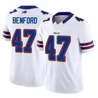 BIPIHUC B.Bills #47 Christian Benford Player White Vapor F.U.S.E. Limited Home Game Stitched Jerseys