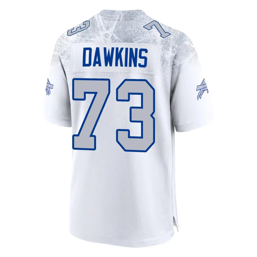 BIPIHUC B.Bills #73 Dion Dawkins Benford Player White Rivalries Collection Limited Stitched Jerseys