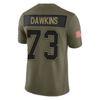 BIPIHUC B.Bills #73 Dion Dawkins Player Olive Salute to Service Limited Home Game Stitched Jerseys