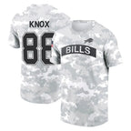 BIPIHUC B.Bills #88 Dawson Knox Player Arctic Camo Salute to Service T-Shirt Hoodies Stitched Jerseys