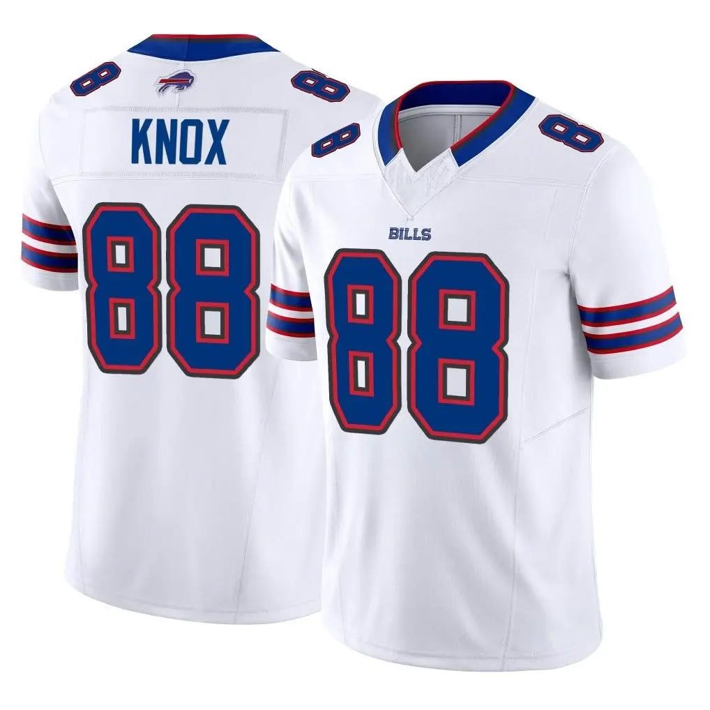 BIPIHUC B.Bills #88 Dawson Knox Player White Vapor F.U.S.E. Limited Home Game Stitched Jerseys