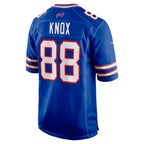 BIPIHUC B.Bills #88 Dawson Knox Royal Game Stitched Jerseys