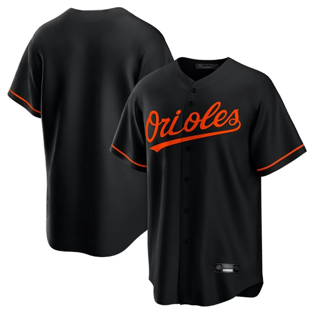 BIPIHUC B.Orioles Black Home Game Blank Player Stitched Jerseys