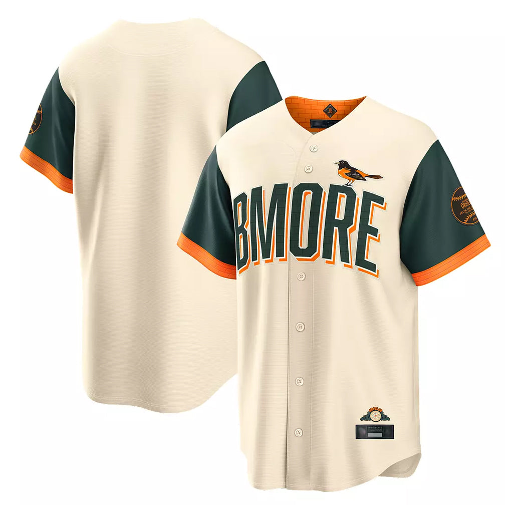BIPIHUC B.Orioles Cream 2026 City Connect Home Blank Player Stitched Jerseys