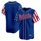 BIPIHUC B.Orioles Royal Independence Day Vapor Premier Limited Home Game Blank Player Stitched Jerseys