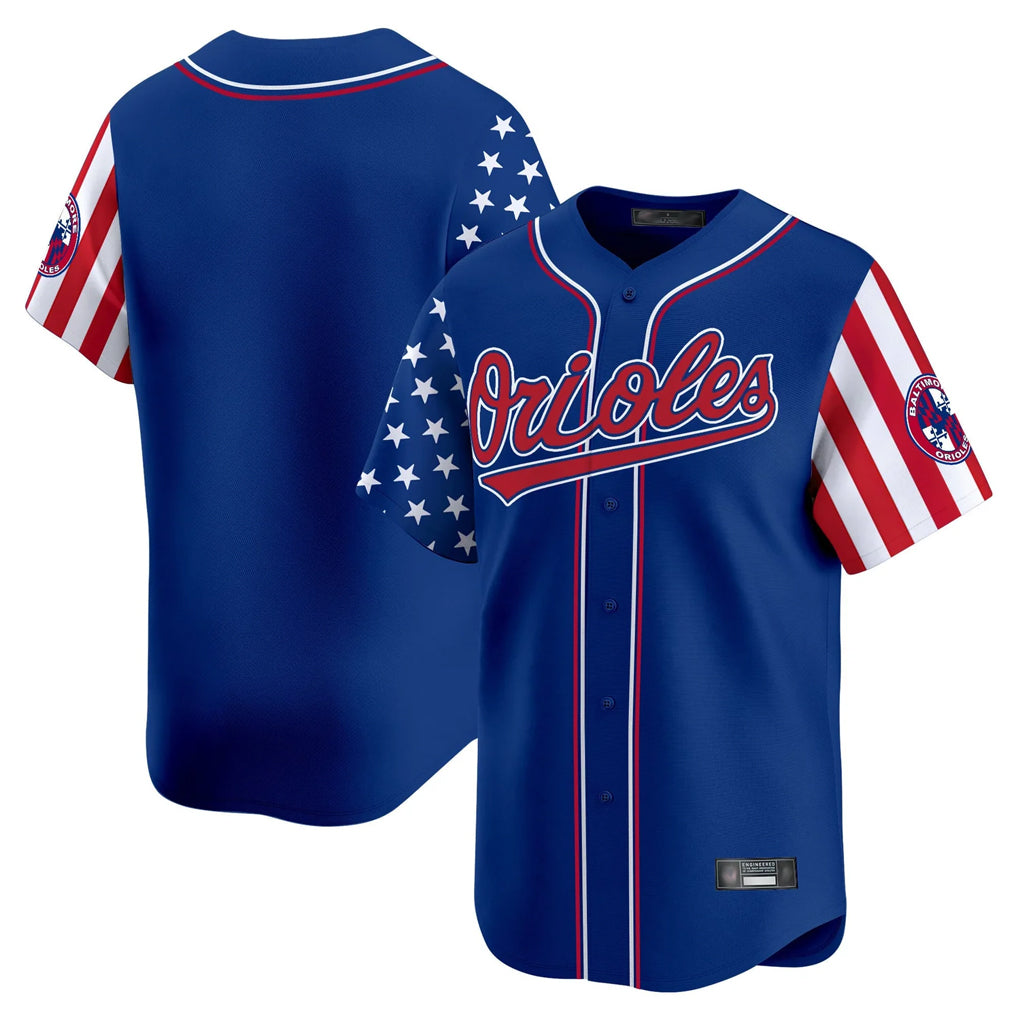 BIPIHUC B.Orioles Royal Independence Day Vapor Premier Limited Home Game Blank Player Stitched Jerseys