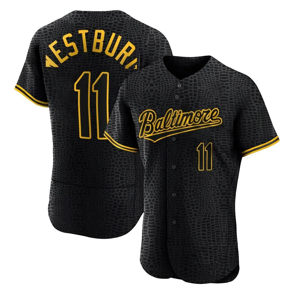BIPIHUC B.Orioles #11 Jordan Westburg Player Black Snake Skin City Limited Elite Home Stitched Jerseys