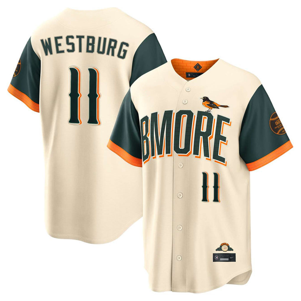 BIPIHUC B.Orioles #11 Jordan Westburg Player Cream 2026 City Connect Home Game Stitched Jerseys