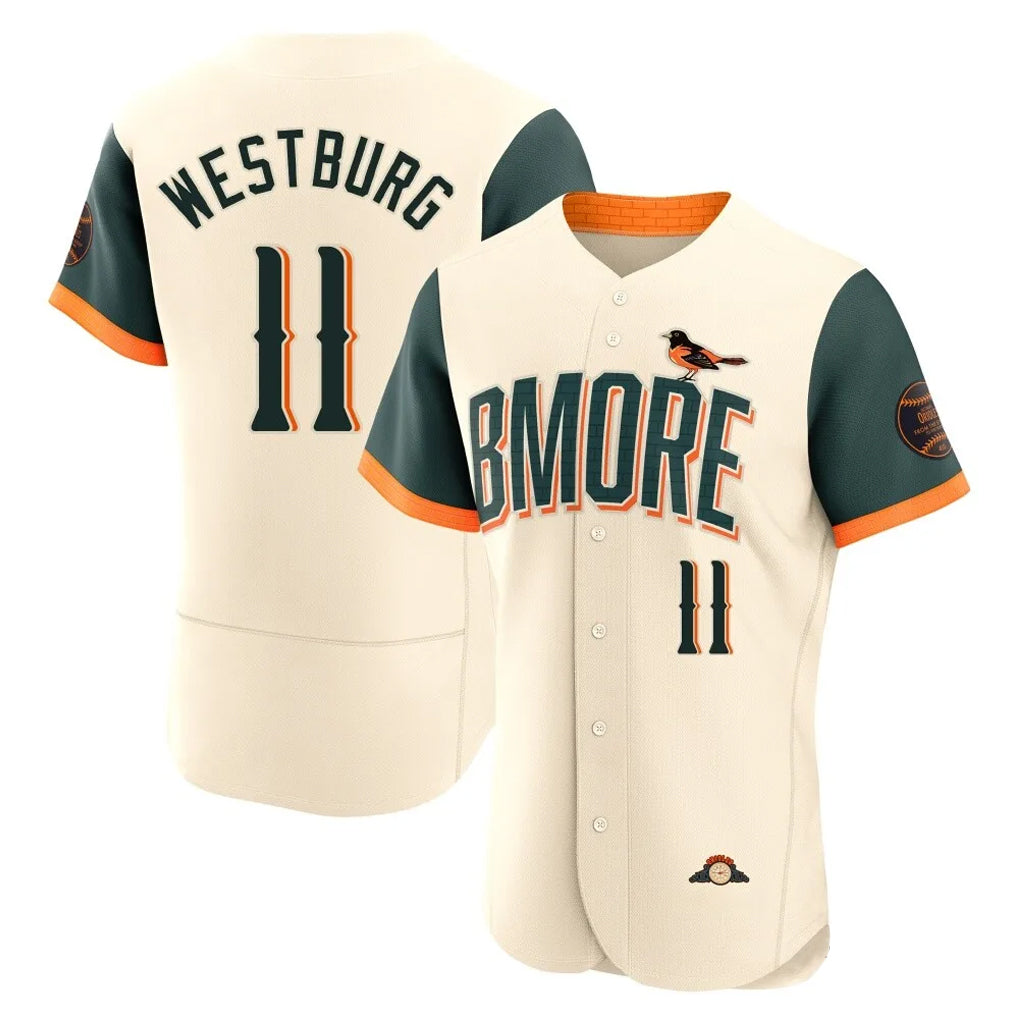 BIPIHUC B.Orioles #11 Jordan Westburg Player Cream 2026 City Connect Limited Elite Home Game Stitched Jerseys
