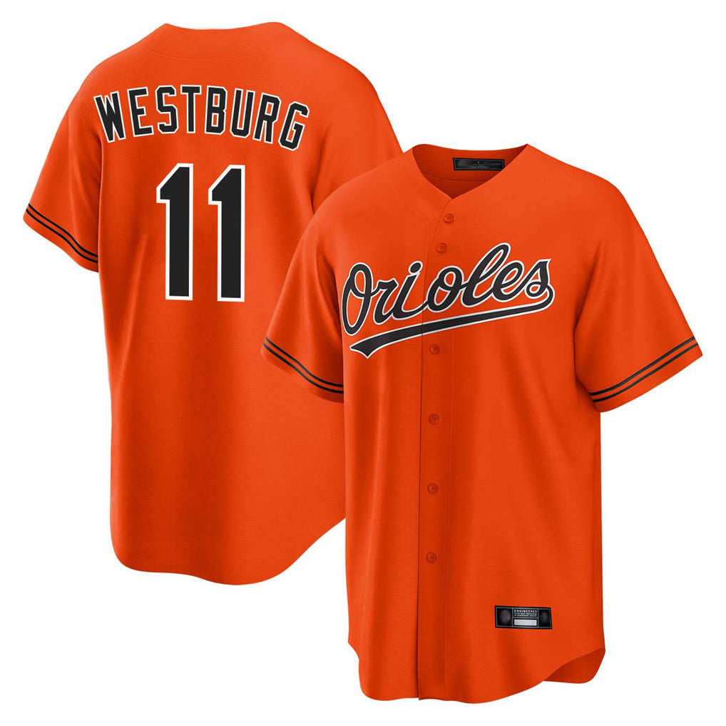 BIPIHUC B.Orioles #11 Jordan Westburg Player Orange Home Game Stitched Jerseys