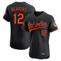 BIPIHUC B.Orioles #12 Dylan Beavers Player Black Limited Elite Home Game Stitched Jerseys