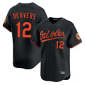 BIPIHUC B.Orioles #12 Dylan Beavers Player Black Limited Home Game Stitched Jerseys