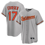 BIPIHUC B.Orioles #17 Colton Cowser Player Gray Home Game Stitched Jerseys