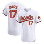 BIPIHUC B.Orioles #17 Colton Cowser Player White Limited Elite Home Game Stitched Jerseys
