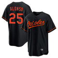 BIPIHUC B.Orioles #25 Pete Alonso Player Black Home Game Stitched Jerseys