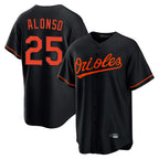BIPIHUC B.Orioles #25 Pete Alonso Player Black Home Game Stitched Jerseys