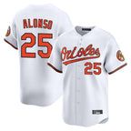 BIPIHUC B.Orioles #25 Pete Alonso Player White Limited Home Game Stitched Jerseys