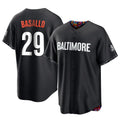 BIPIHUC B.Orioles #29 Samuel Basallo Player Black City Connect Home Game Stitched Jerseys