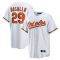 BIPIHUC B.Orioles #29 Samuel Basallo Player White Home Game Stitched Jerseys