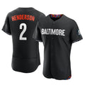 BIPIHUC B.Orioles #2 Gunnar Henderson Player Black City Connect Limited Elite Home Game Stitched Jerseys