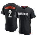 BIPIHUC B.Orioles #2 Gunnar Henderson Player Black City Connect Limited Elite Home Game Stitched Jerseys