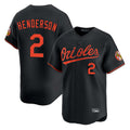 BIPIHUC B.Orioles #2 Gunnar Henderson Player Black Limited Home Game Stitched Jerseys